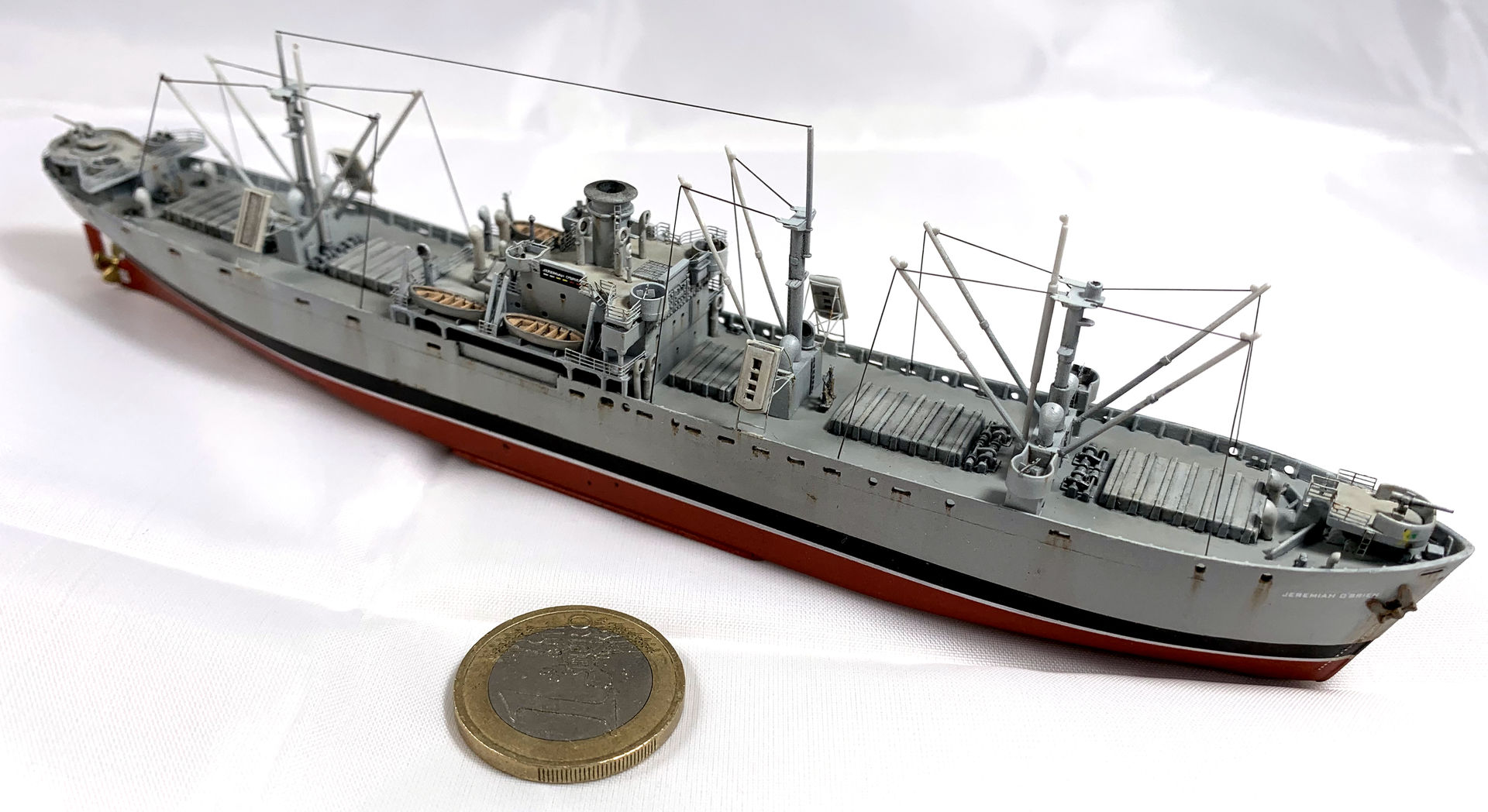 SS Jeremiah O'Brien Liberty Ship, 1/700, Trumpeter